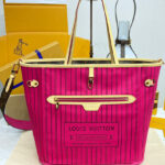 Louis Vuitton Neverfull Bandouliere Inside Out MM M12257 Peachblow